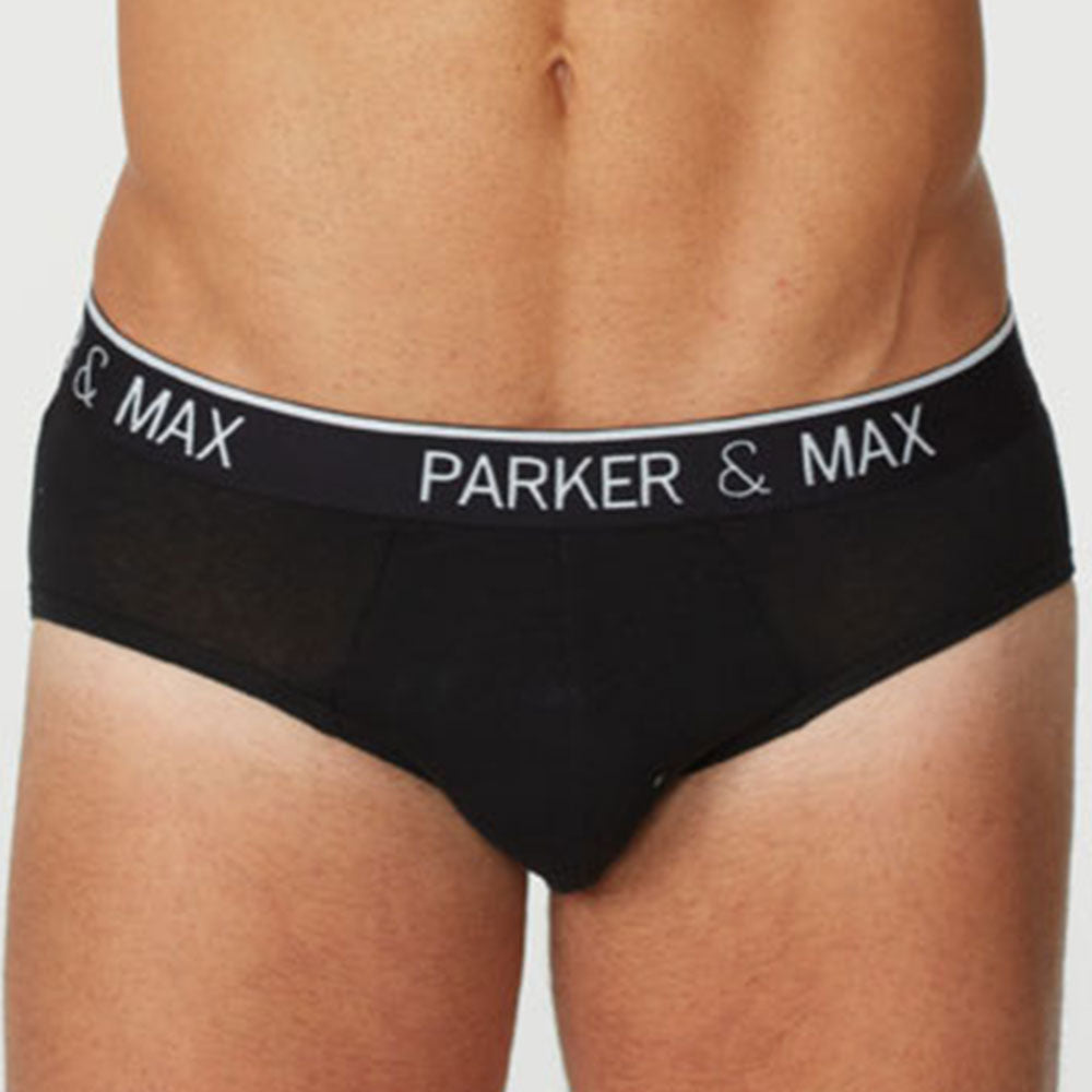 Parker & Max PMFPCS-B1  Classic Cotton Stretch Brief