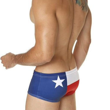 Mensuas MN8019 Texas Flag Swim Boxer