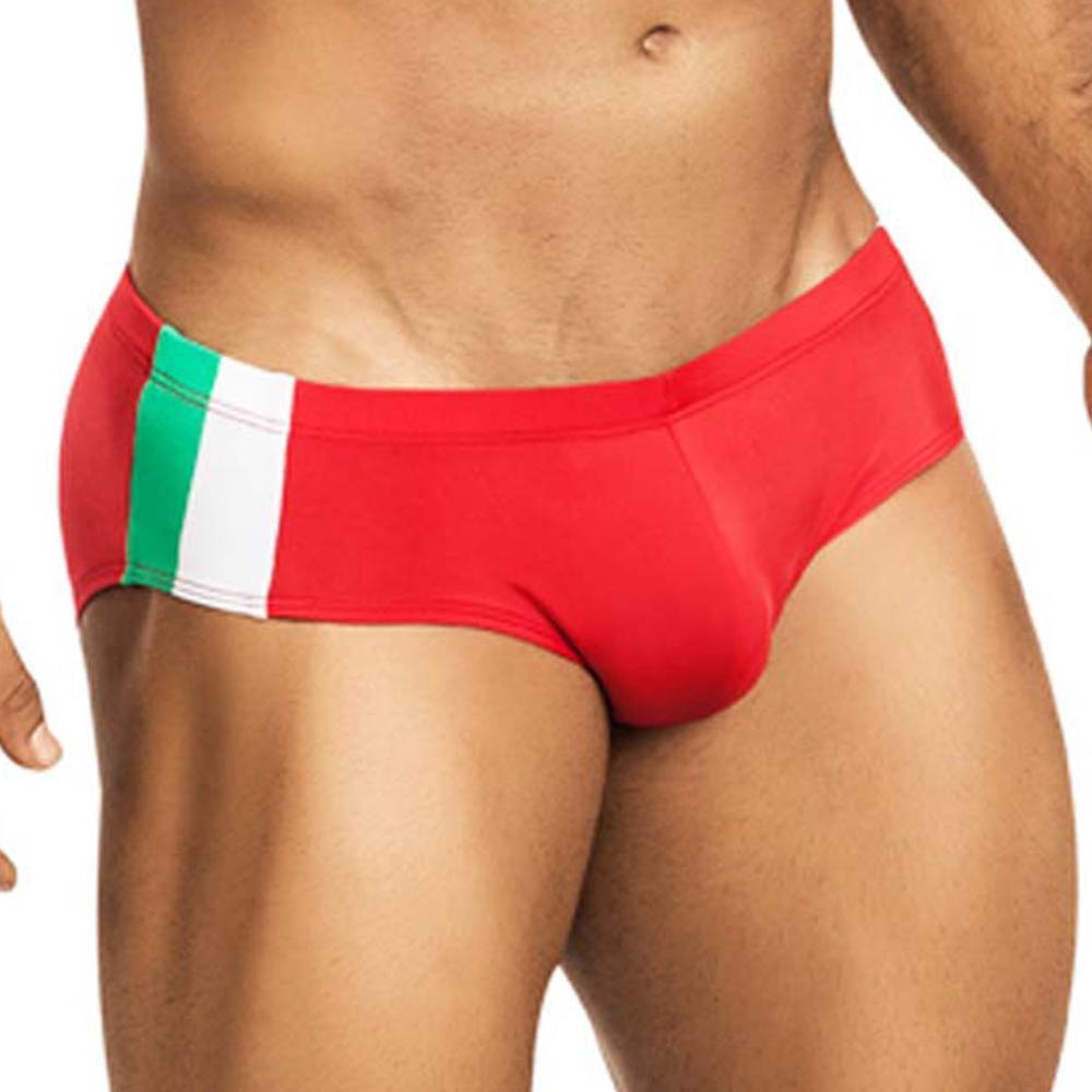 Vuthy 436 Brief Italian Flag Swimwear -