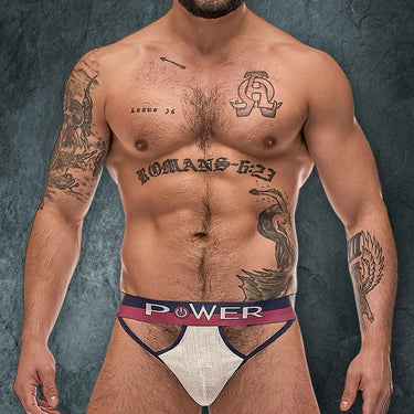 Male Power 237246 French Terry Cutout Thong