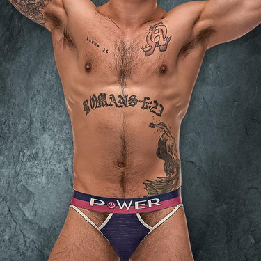 Male Power 237246 French Terry Cutout Thong