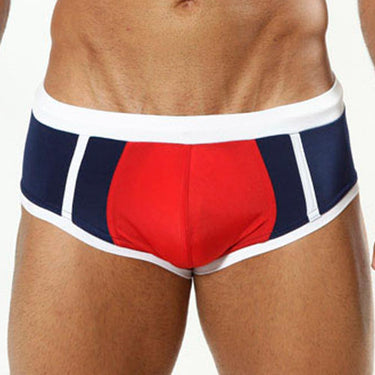 Cover Male CM0706  Red Navy Swim Brief