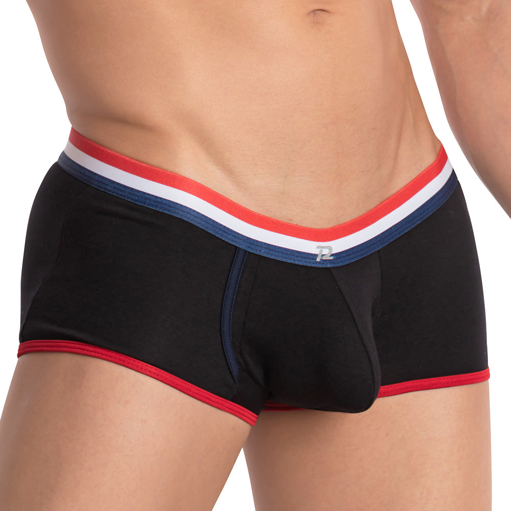  Wildmant Mesh Big Boy Pouch Brief with Stripe White : Clothing,  Shoes & Jewelry